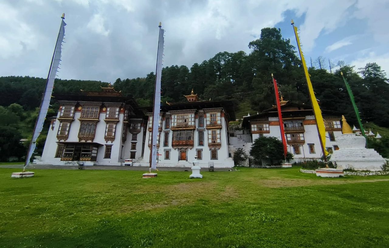 Kurjey Lhakhang, a sacred Buddhist temple in Bumthang where Guru Rinpoche is believed to have left his body imprint