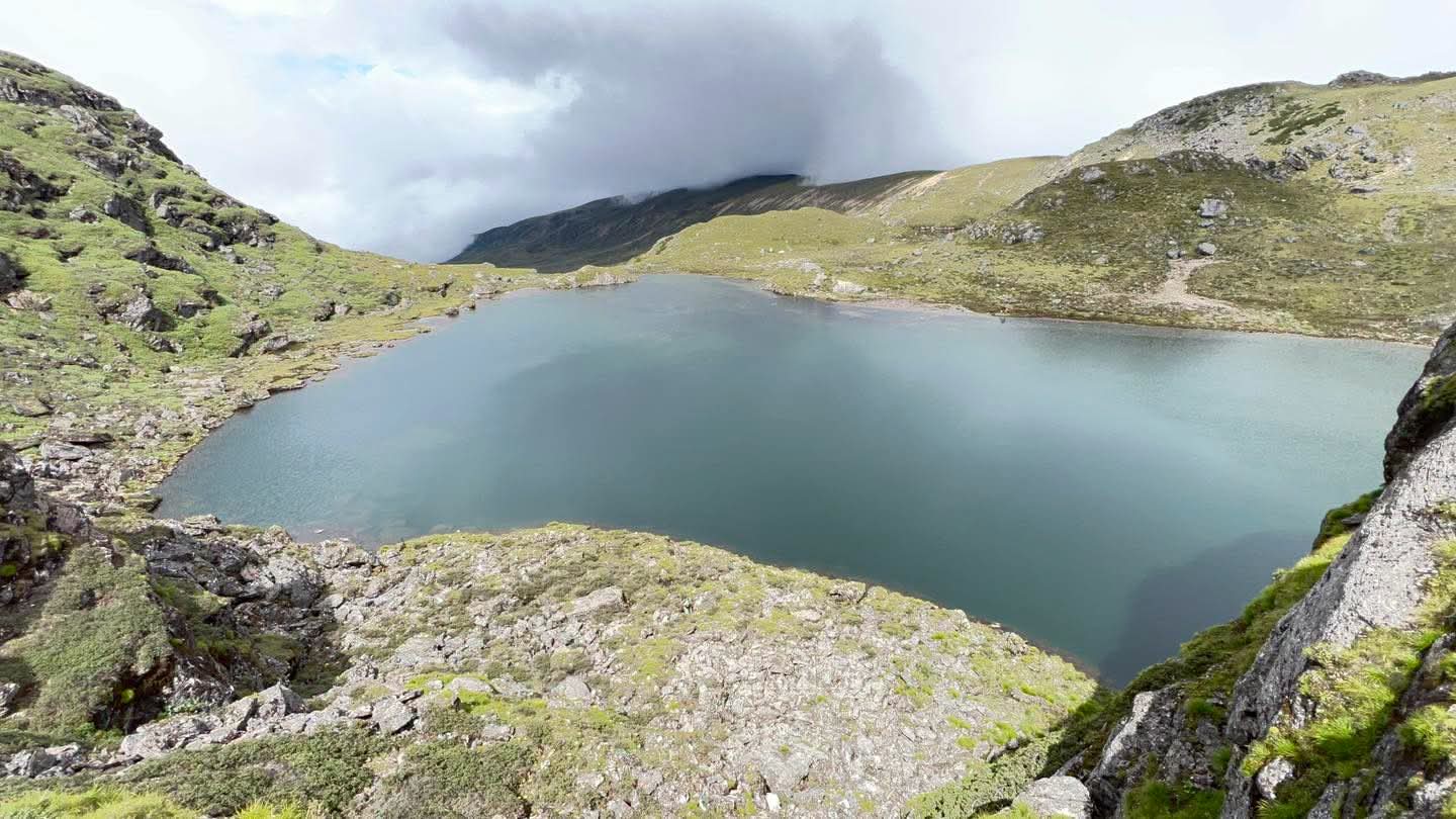 Dagala Thousand Lakes Trek Bhutan - Alpine Lake View at 4,000m